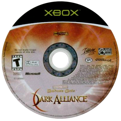 Baldur's Gate - Dark Alliance (USA) Game Disc